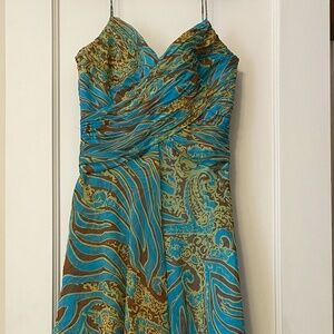 Vintage Rimini Cocktail Dress‎ with Ruched Bodice